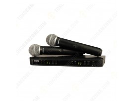 Shure BLX288/PG58 Dual-Channel Wireless Handheld Microphone System with PG58 Capsules
